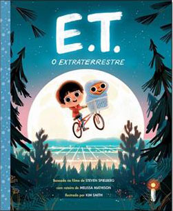Capa E.T - O Extraterrestre Editora Intrínseca Steven Spielberg