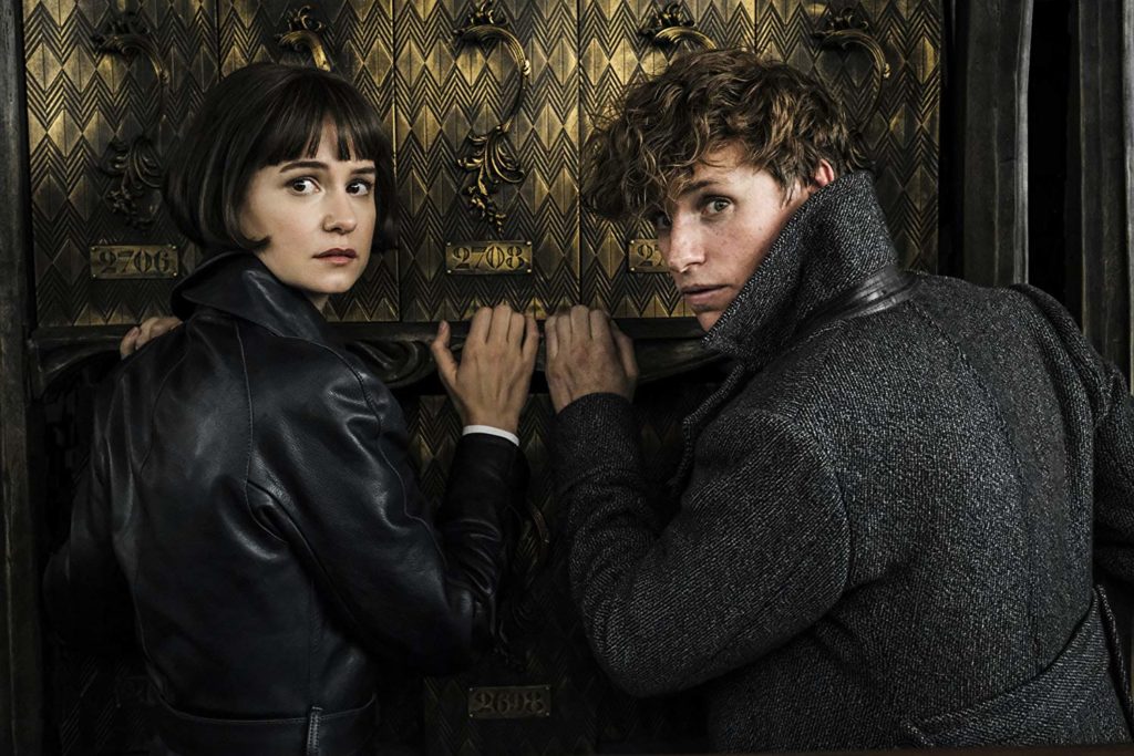 Eddie Redmayne and Katherine Waterston Fantastic Beasts The Crimes of Grindelwald 2018