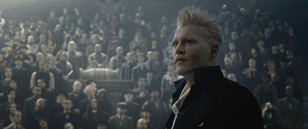 Johnny Depp in Fantastic Beasts The Crimes of Grindelwald 2018