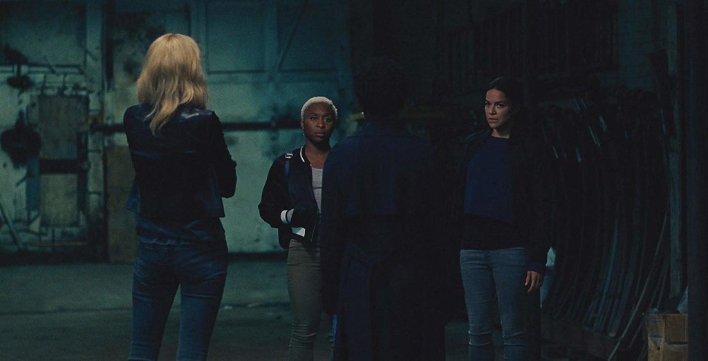 Viola Davis Michelle Rodriguez Elizabeth Debicki and Cynthia Erivo in Widows