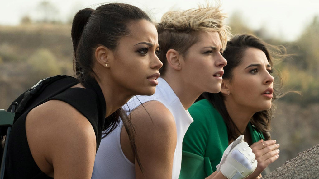 Kristen Stewart Naomi Scott and Ella Balinska in Charlie's Angels 2019