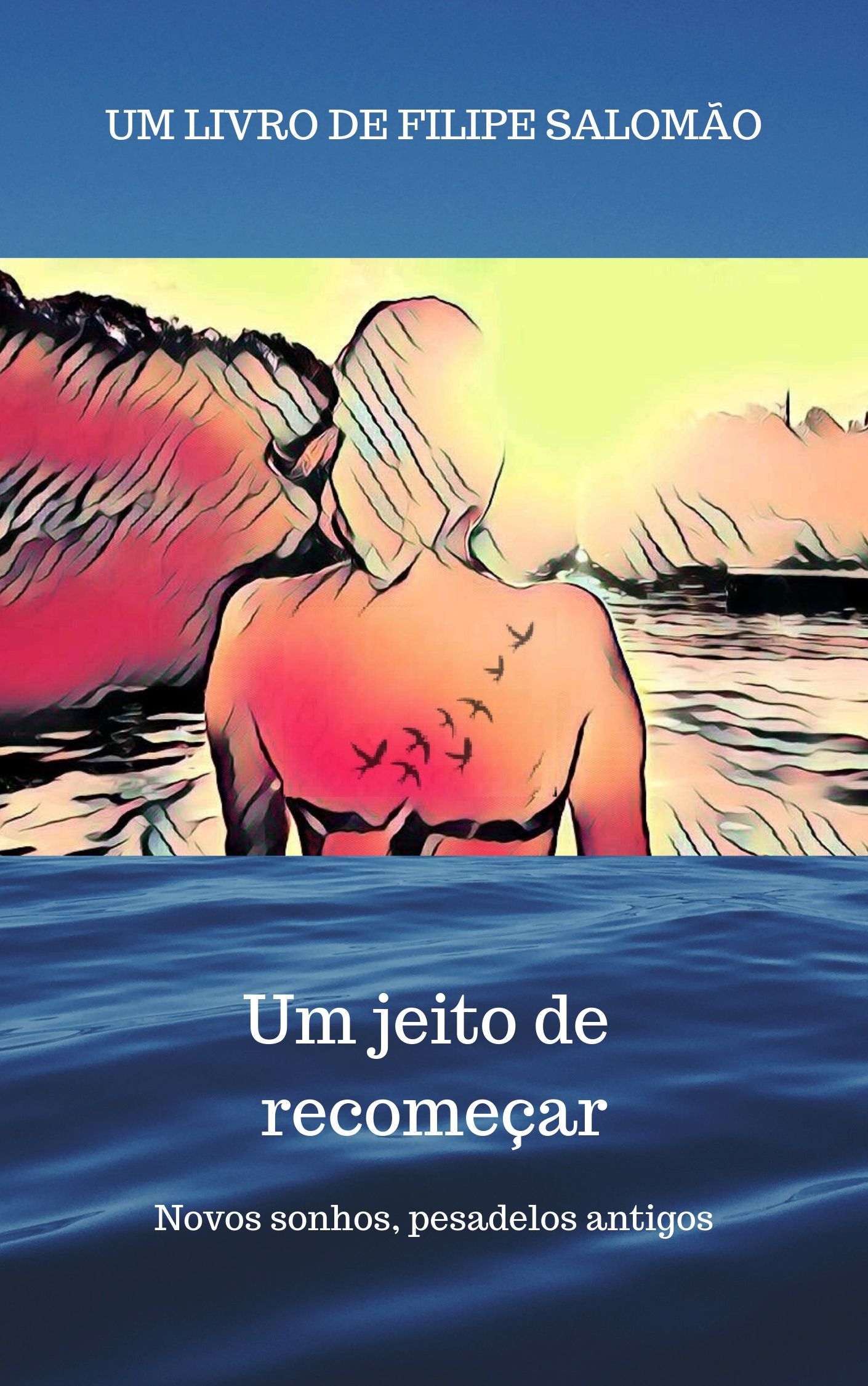 UM LIVRO DE FILIPE SALOMÃO UM JEITO DE RECOMEÇAR CAPA